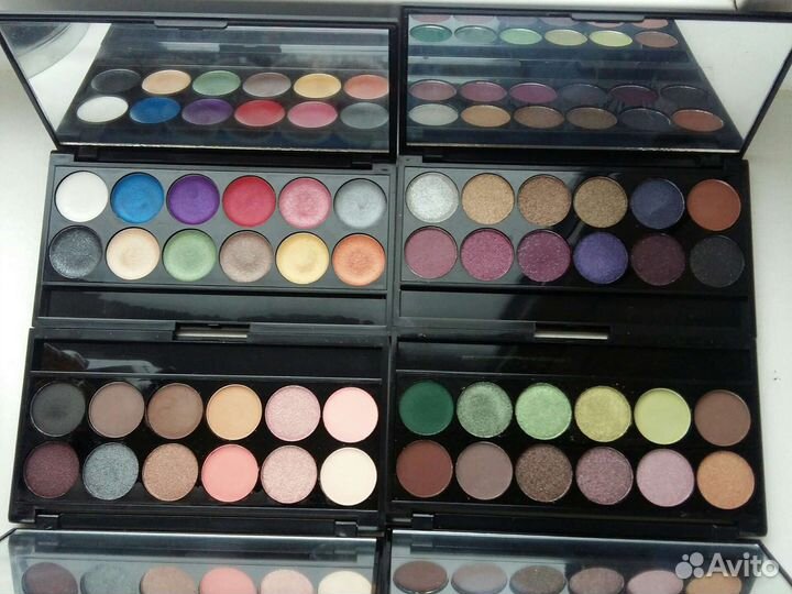 Тени sleek MakeUP 4 палетки одним сетом