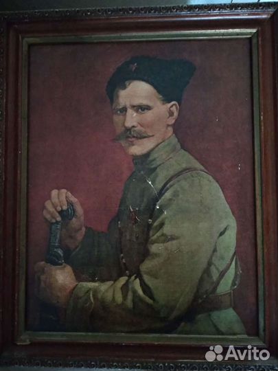 Интерьерные картины, портрет В.И. Чапаева