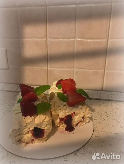 Меренговый рулет