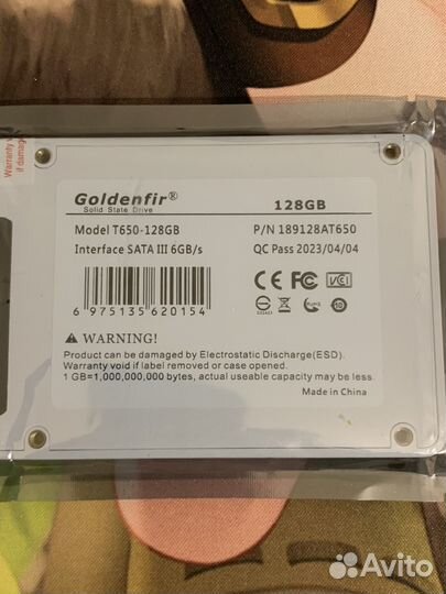 SSD Goldenfir 128gb