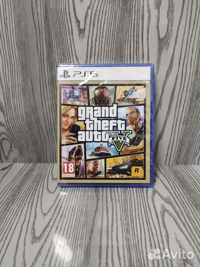 Диск Sony PS4/PS5 GTA 5 гта 5 (Новый)