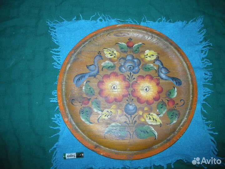 Тарелка деревянная настенная только самовывоз