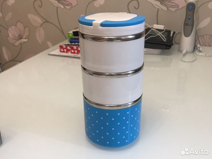 Термос для еды с контейнерами
