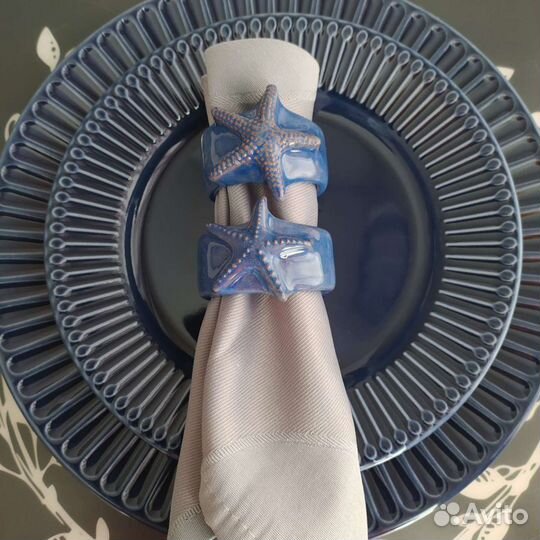 Набор керамических колец для салфеток