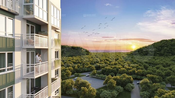 1-к. квартира, 38,3 м², 3/12 эт.