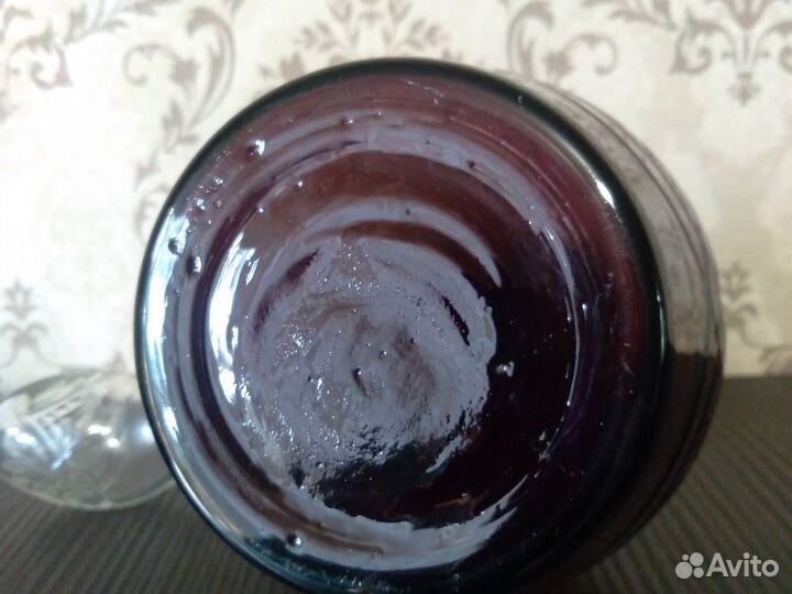 Графин СССР марганцевое стекло