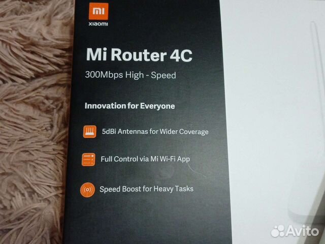 Wifi роутер mi router 4c