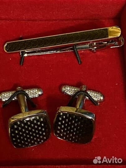 Зажим для галстука и запонки Perry Ellis (США)