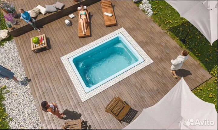 Композитный бассейн Комфорт premium