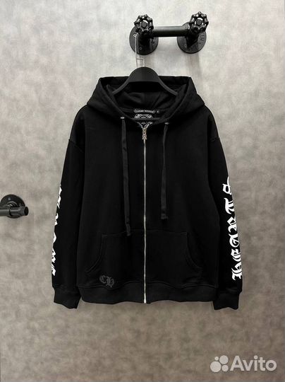 Зип худи Chrome Hearts (тренд 2025)