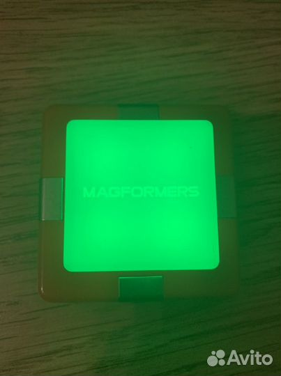 Конструктор магнитный Magformers+светящийся блок