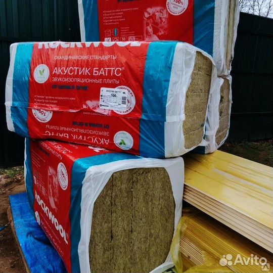 Rockwool Акустик Баттс 50мм