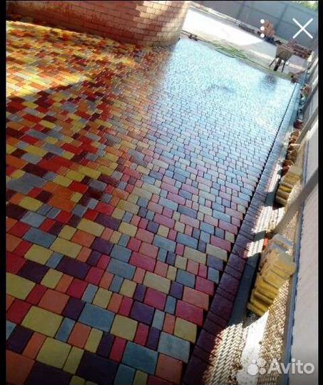 Укладка тротуарной плитки