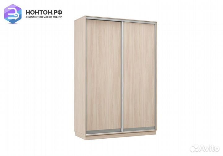 Шкаф-купе двухдверный Капелла мини ясень шимо свет