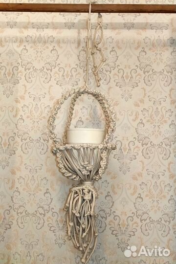 Кашпо макраме новое