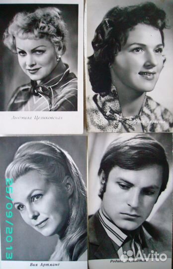 Набор открыток. Артисты