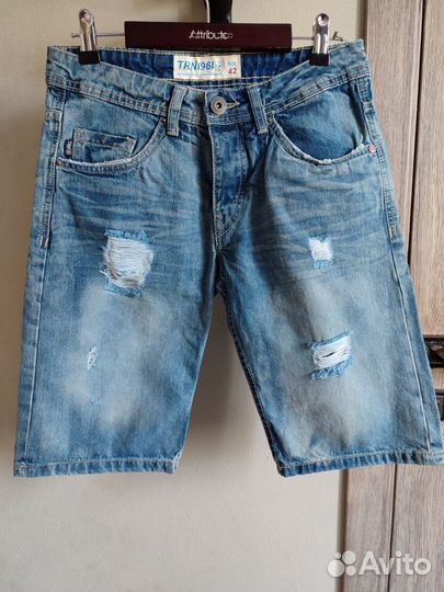 Шорты джинсовые подростковые, 42 размер