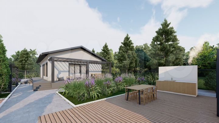 Дом 70 м² на участке 6 сот.