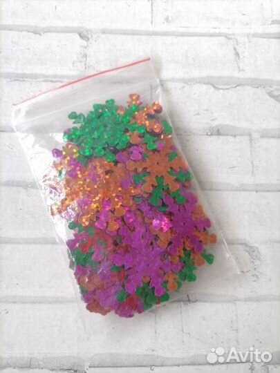 Пайетки снежинки