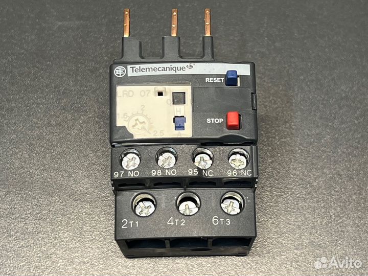 Schneider LRD07 Реле, новое, 2 шт