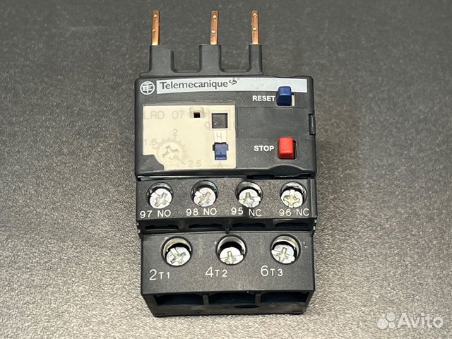 Schneider LRD07 Реле, новое, 2 шт