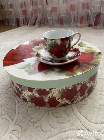 Чайный сервиз, фарфор, новый