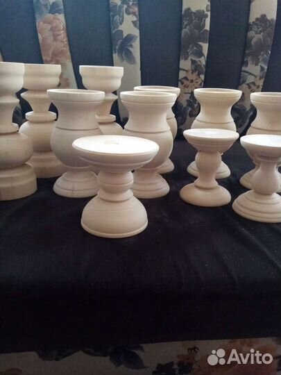 Подсвечники. Дерево липа