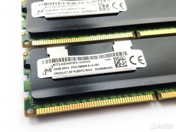 DDR3 32Gb rdimm 10600R Micron MT72jszs4G72PZ-1G4