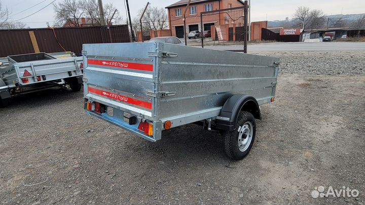 Легковой прицеп Крепыш 2.5/1.3 с доп. бортом