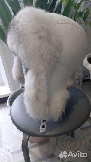 Шапка ушанка натуральный мех женская