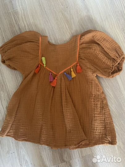 Муслиновое платье Happy Baby