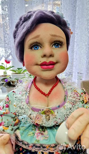 Кукла грелка на чайник