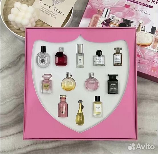 Аромасет 12 женских миниатюр люксовых брендов
