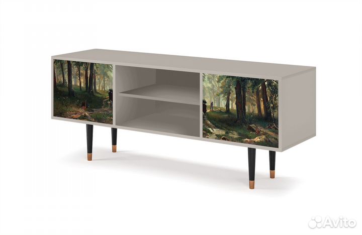 Тв-тумба T2 - Сатин - Rain in the Oak Forest