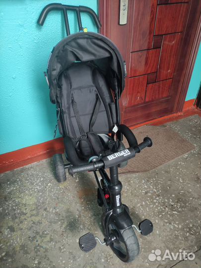 Детский велосипед с родительской ручкой