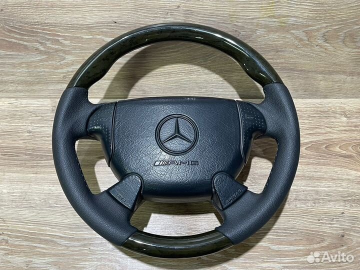 Руль AMG w208 с деревом avangarde