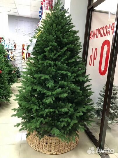 Ель искуственная версальская зеленая 210 см