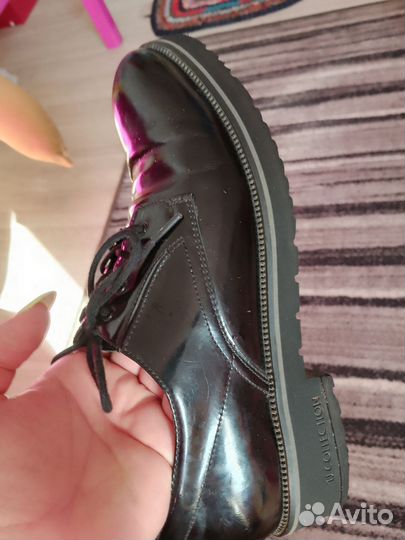 Ботинки кожа