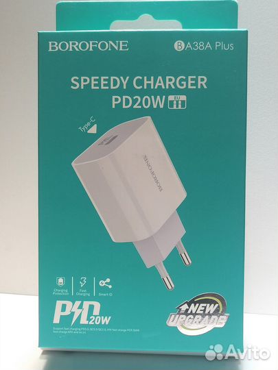 Быстрая зарядка Hoco 20W PD (Type C) (новая)