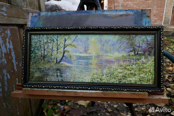 Картина : грунт, картон, простынь