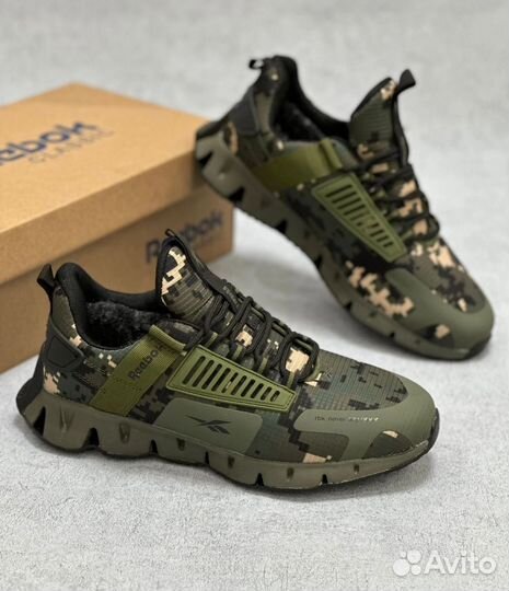 Кроссовки зимние Reebok pixel style