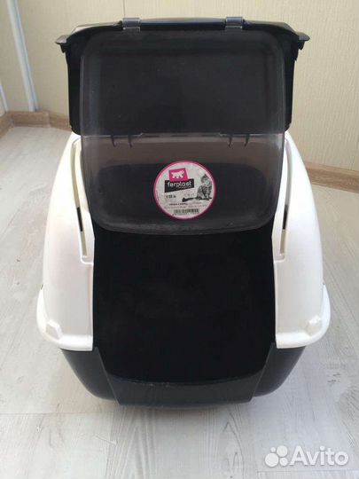 Кошачий туалет домик