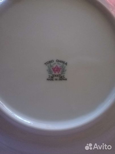 Глубокие суповые тарелки, японский фарфор