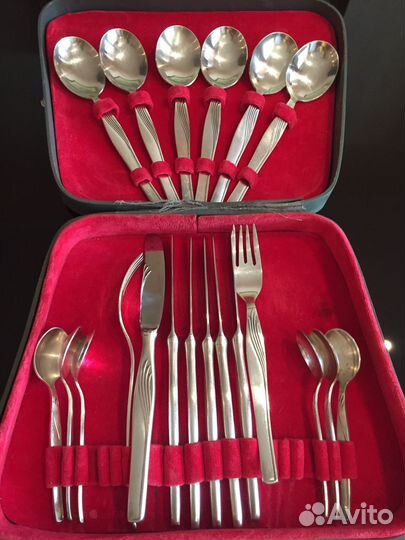 Набор столовых приборов мельхиор СССР