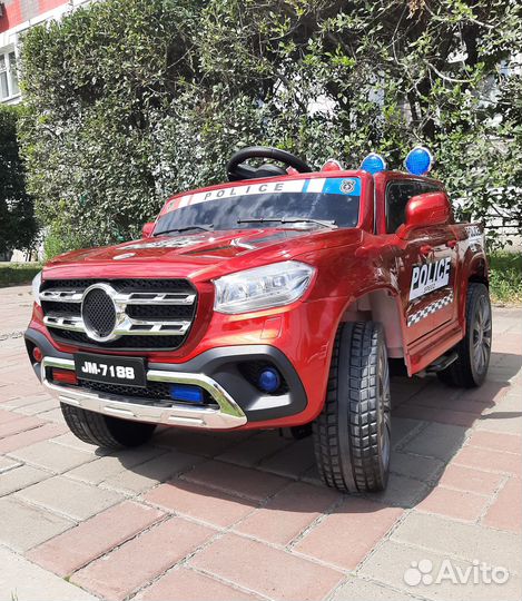 Детский электромобиль полицейский