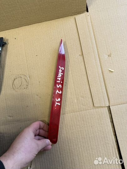 Левый катафот заднего бампера Hyundai solaris 2