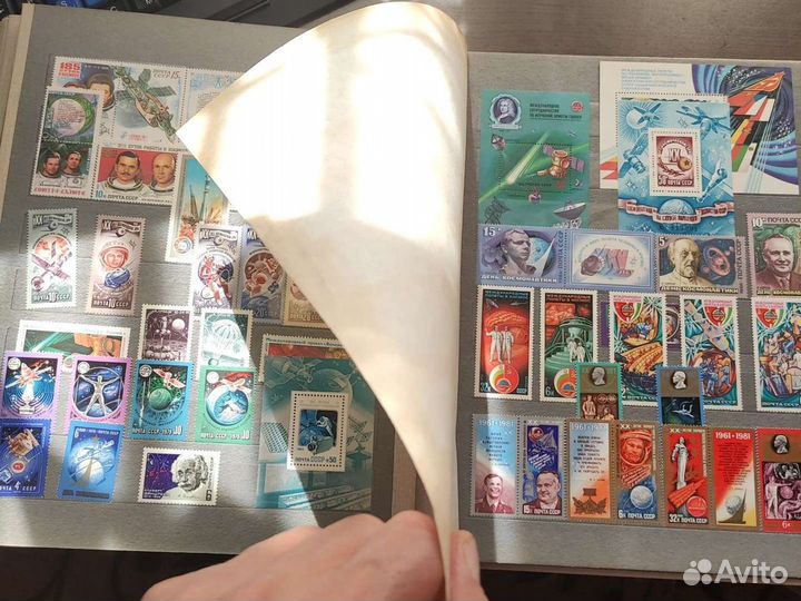 Марки не гашеные без печатей