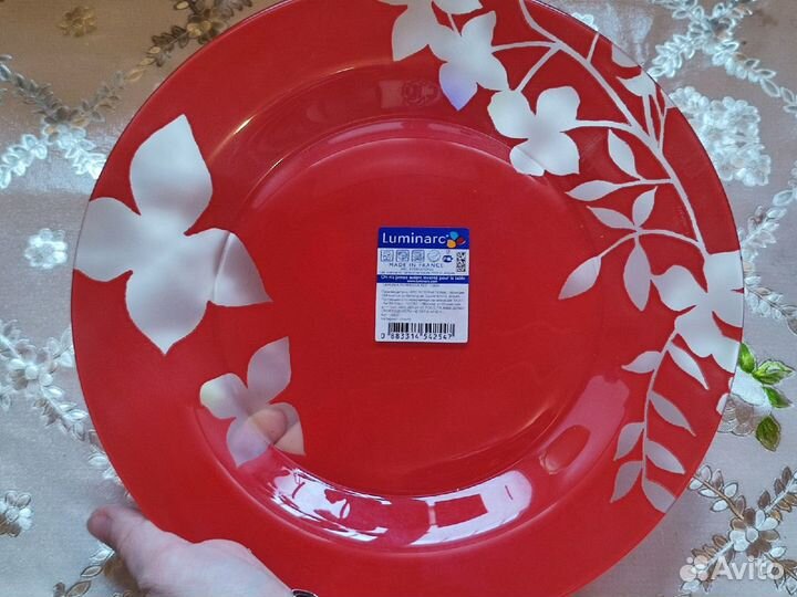 Блюдце, тарелки стекло новое luminarc