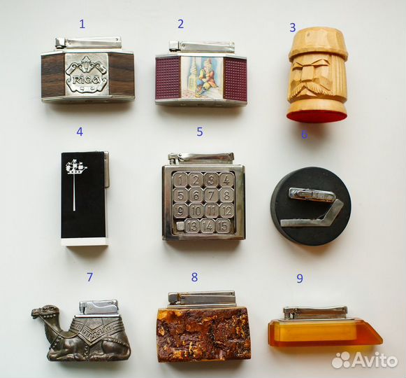 Бензиновые зажигалки СССР Рига Ленинград RJF лэ