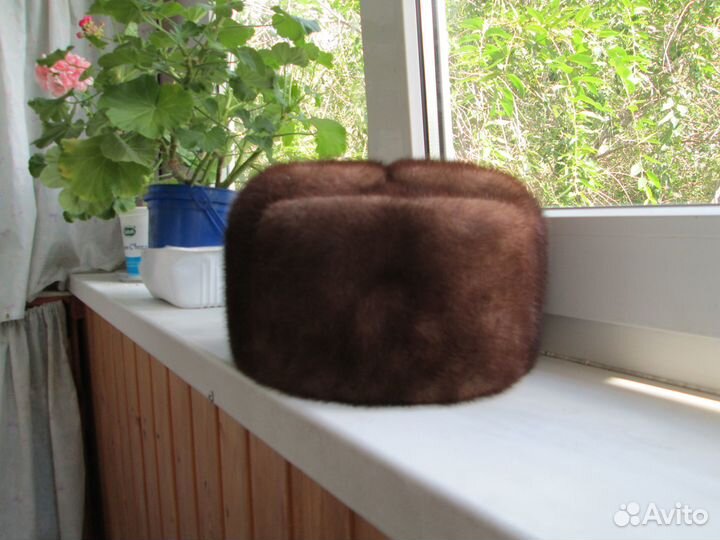 Норковая шапка мужская